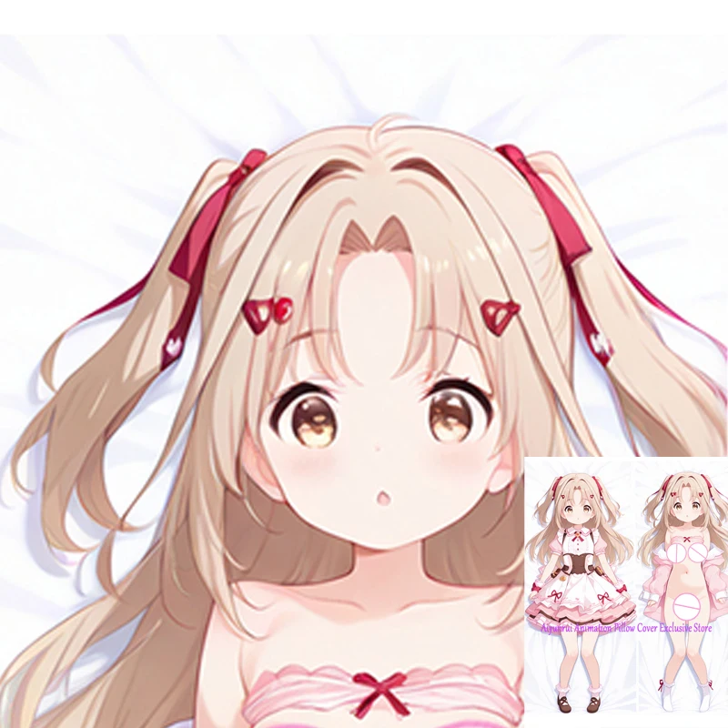 

Anime Pillow Cover Dakimakura Beautiful Girl 2 Side Printed Hugging Body Pillowcase Cushion Cover Bedding Young Girl Tits
