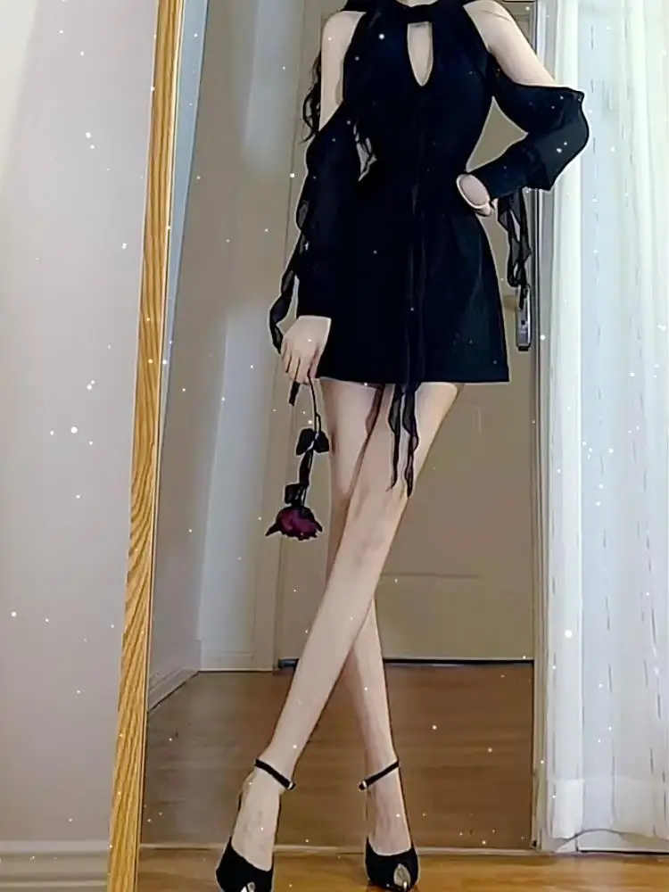 فساتين نسائية فستان أصفر امرأة الربيع الشيفون زين ربطة القوس فيونكة انقطاع متوهج قطرة الخصر في الهواء الطلق بحر رياضي تنفس