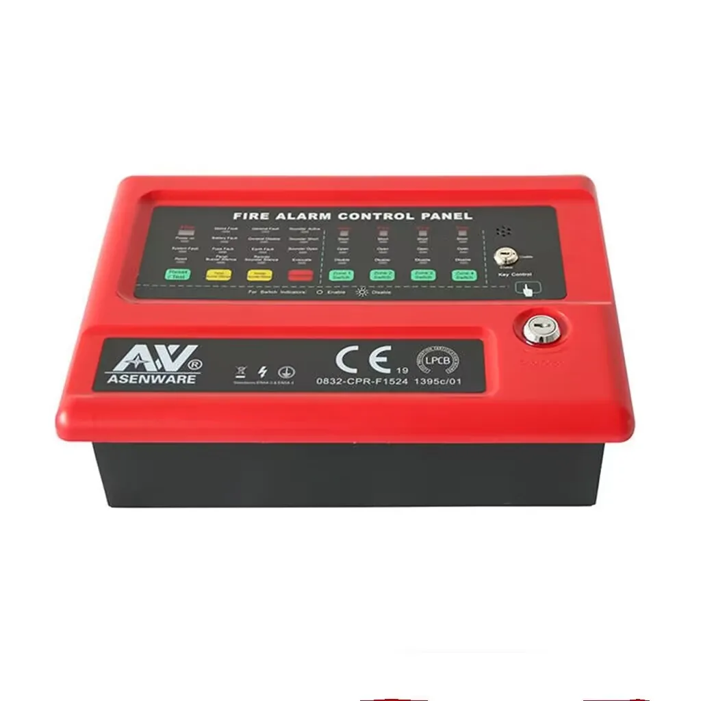 Zone 4 Fire Conventional Alarm Host Fire Alarm Equipment Control Panel