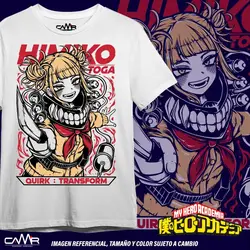 Bokuno HERO Himiko Toga Villain Black T-Shirt