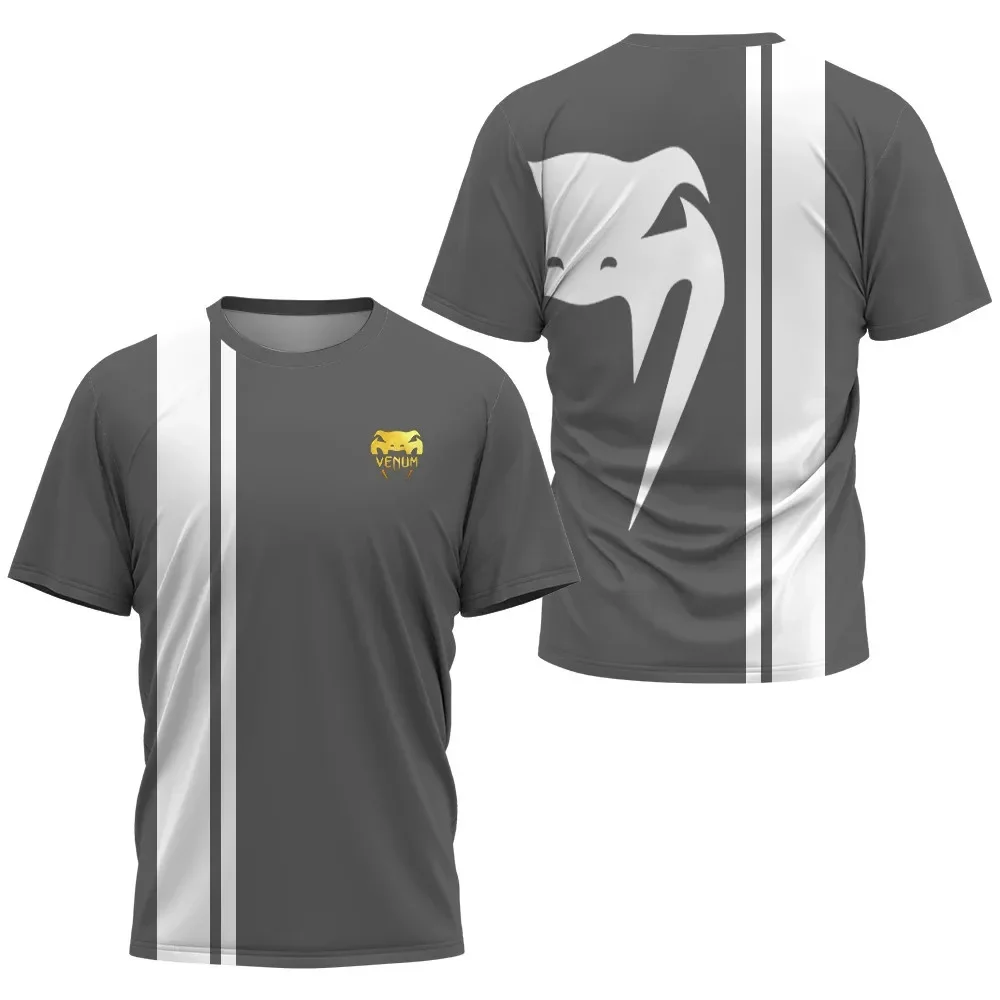 

Men's Summer Long-sleeved Short-sleeved Boxing Short-sleeved Long-sleeved Round Neck Casual Long-sleeved Shirt