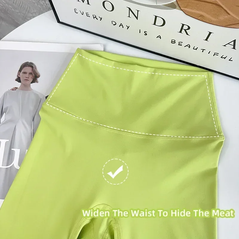 Hot Sale Fitness Female Leggings Running Pants Naked feeling Leggings High Waist Push Up Sport Women Fitness Running Yoga Pants view 6