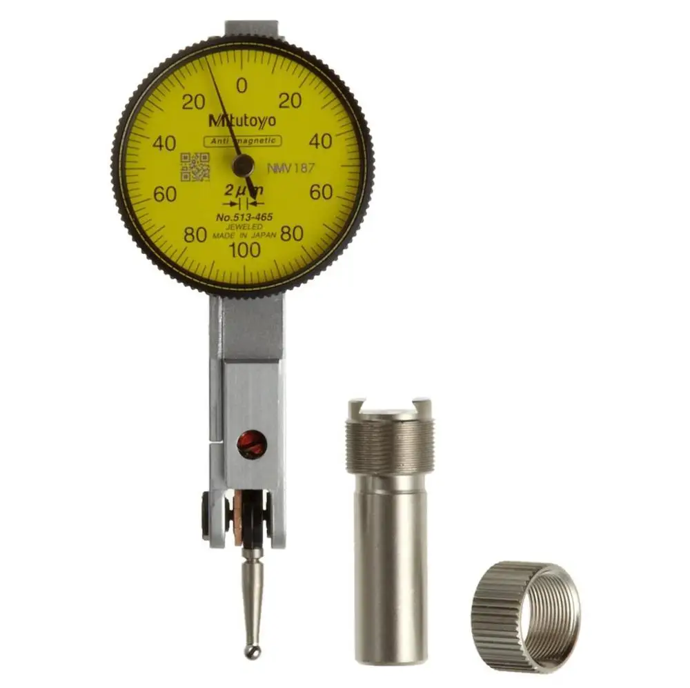 Mitutoyo 513-465-10E TI-412EX Measuring Range 0.2mm/0.002 0-100-0 Lever Indicator, Japan made Original