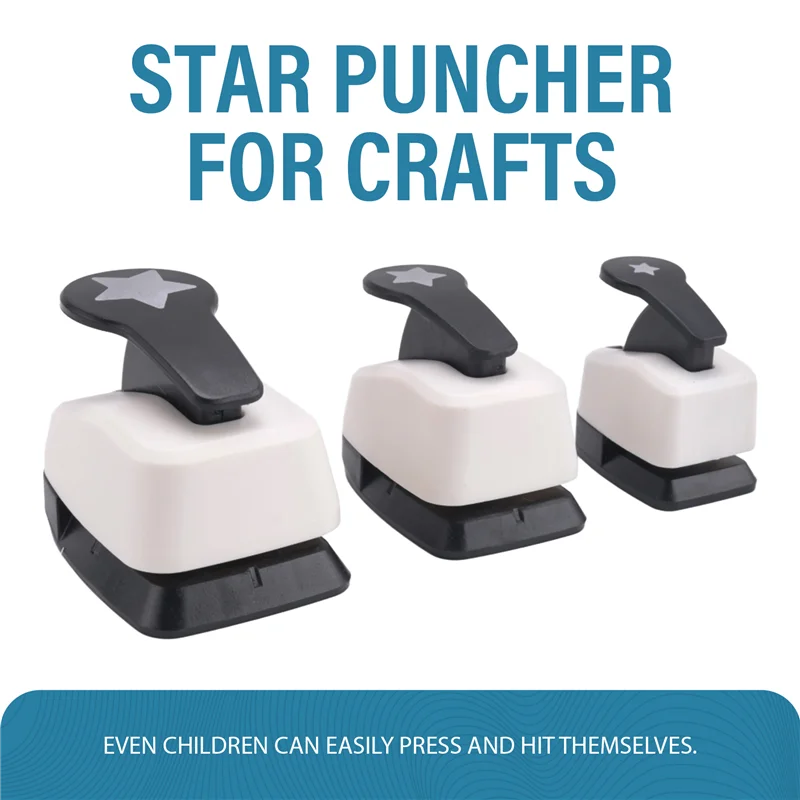 VO-3 шт. Дырокол для звезд, Дырокол для звездной бумаги, Дырокол для звезд, Дырокол для звезд, Дырокол для поделок, Дырокол для бумаги для рукоделия