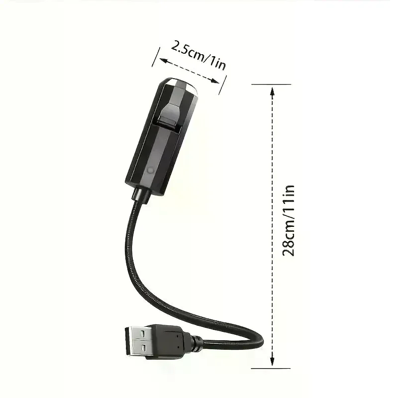 LED USB Butterfly Projector Light With 5pcs Projection Patterns Ceiling Decorative Atmosphere Night Light