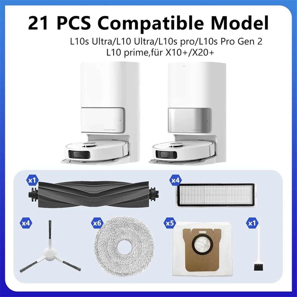 Запасная часть FZFZ для пылесоса L10 Ultra/L10s Ultra/L10s Pro/ L10s Pro Gen 2/ L10 Prime, X10+/X20+