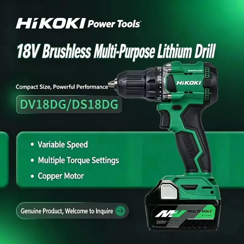 HiKOKI 8.0Ah Rechargeable Battery,Full Protection BMS,Fast Recharge Capability, Suitable for Hitachi 18V/36V Cordless Tools