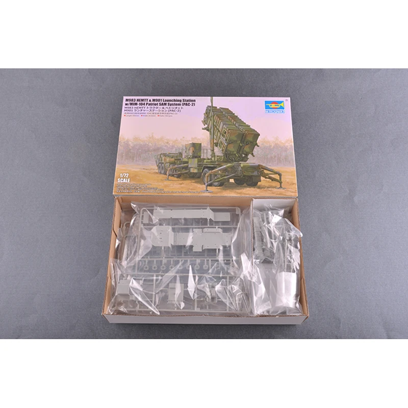 

Gift 1/72 Trumpeter 07158 Plastic M983 HEMTT & M901 Launching Station w/MIM-104 Patriot S Kit Toys for Boys TH20383-SMT2