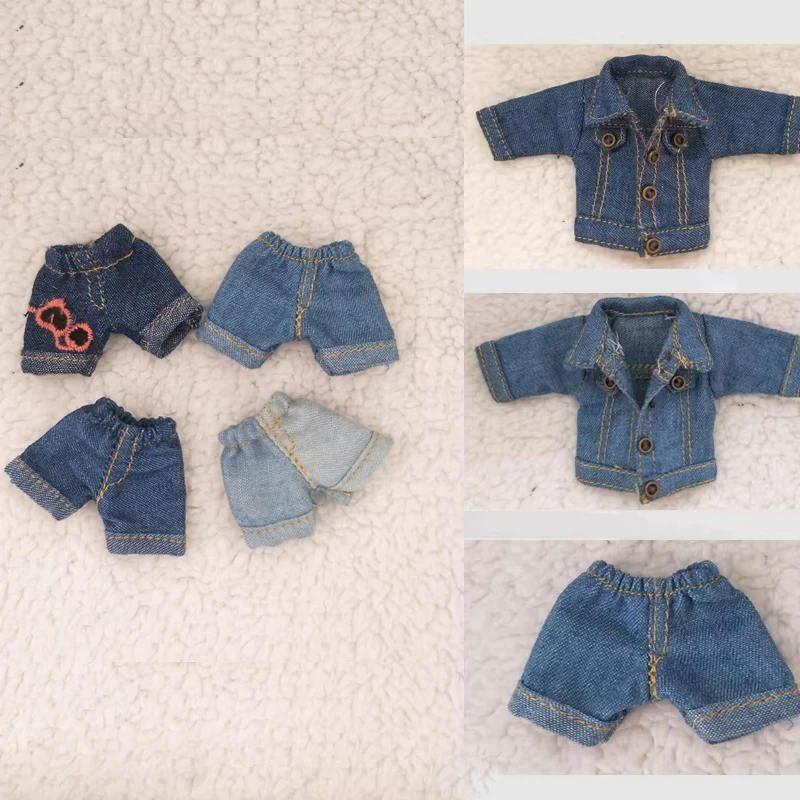 Doll clothes GSC  molly doll clothes PICCODO 1 / 12bjd denim jacket casual coat Denim Shorts Jeans doll accessories