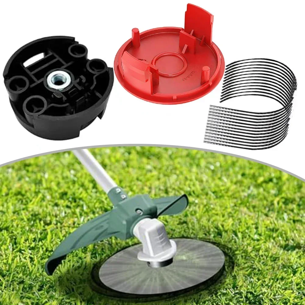 10pcs Trimmer Line&Cover&Head For Bosch AFS 23-37 F016800431 F016F04841 F016F04839 Grass Trimmer Lawn Trimmer Spare Part