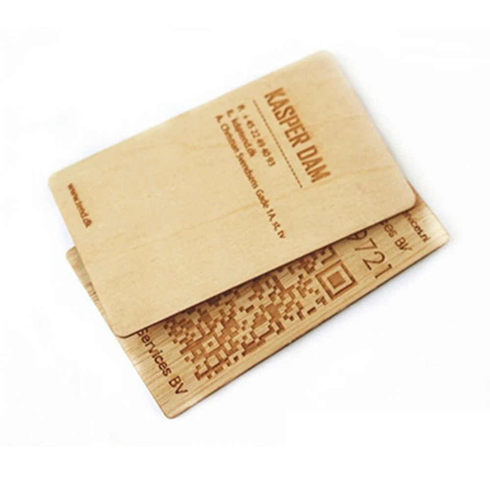 1Pc Wooden Card NFC 13.56MHZ RFID Tag 504Bytes 215Ntag Chip Membership Contactless Business Gift Social Recognition Lasercard