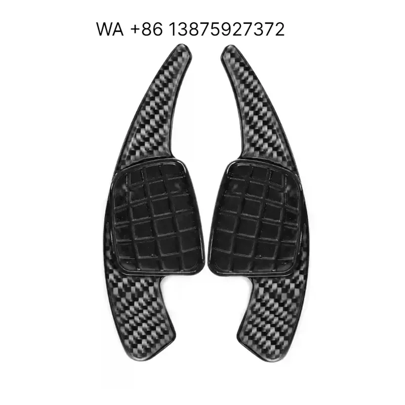 Wmwmnu Carbon Fiber Steering Wheel Shift Paddle for A3 A4 A5 A7 A8 Q3 Q5 Q7 Shifter Extension