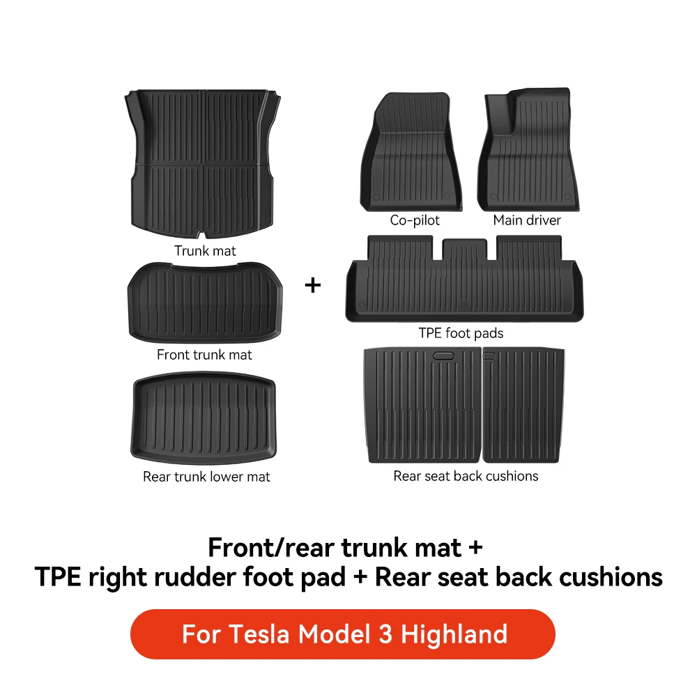RHD Floor Mat 8PCS