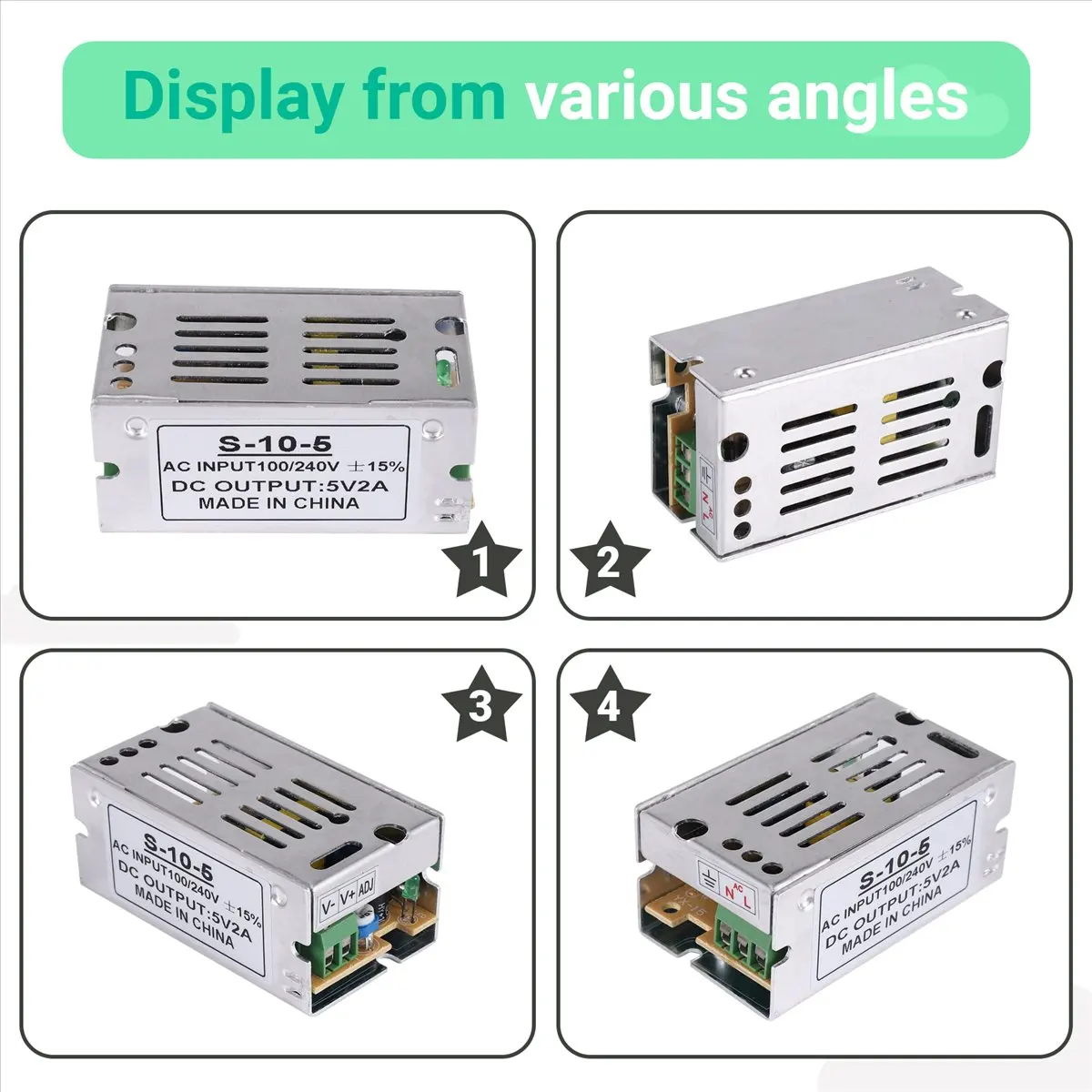 

(HOPE) Преобразователь напряжения AC 110-240В в DC 5В SA10-05