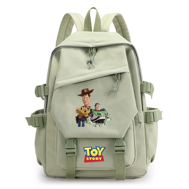 MINISO Toy Story Buzz Lightyear Boys Girls School Book Bags Women Bagpack Teenagers Backpack Mochila Escolar