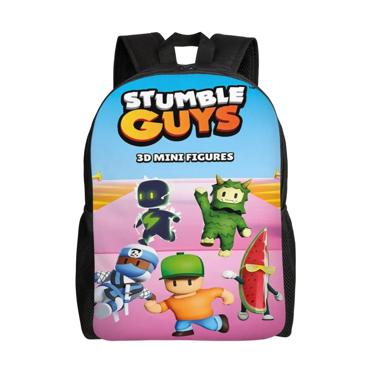 Stumble Guy Funny Game Little Kid Backpack for Girls Boys Toddler Lovely Kindergarten Backpacks School Bags