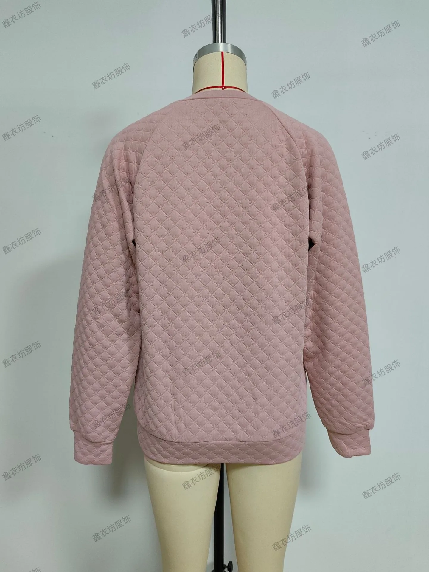 Casual Patchwork Slim Fit Hoodie with Regular Sleeve Elegant Commuter Mid Length Pullover Autumn Long Sleeve V Neck Women Hoodie