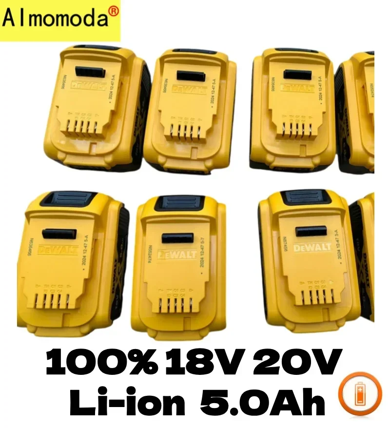

25.Aging resistant alternative Dewa lithium battery 20V/18V 5.0mH hand drill power tool battery High price and quality assurance