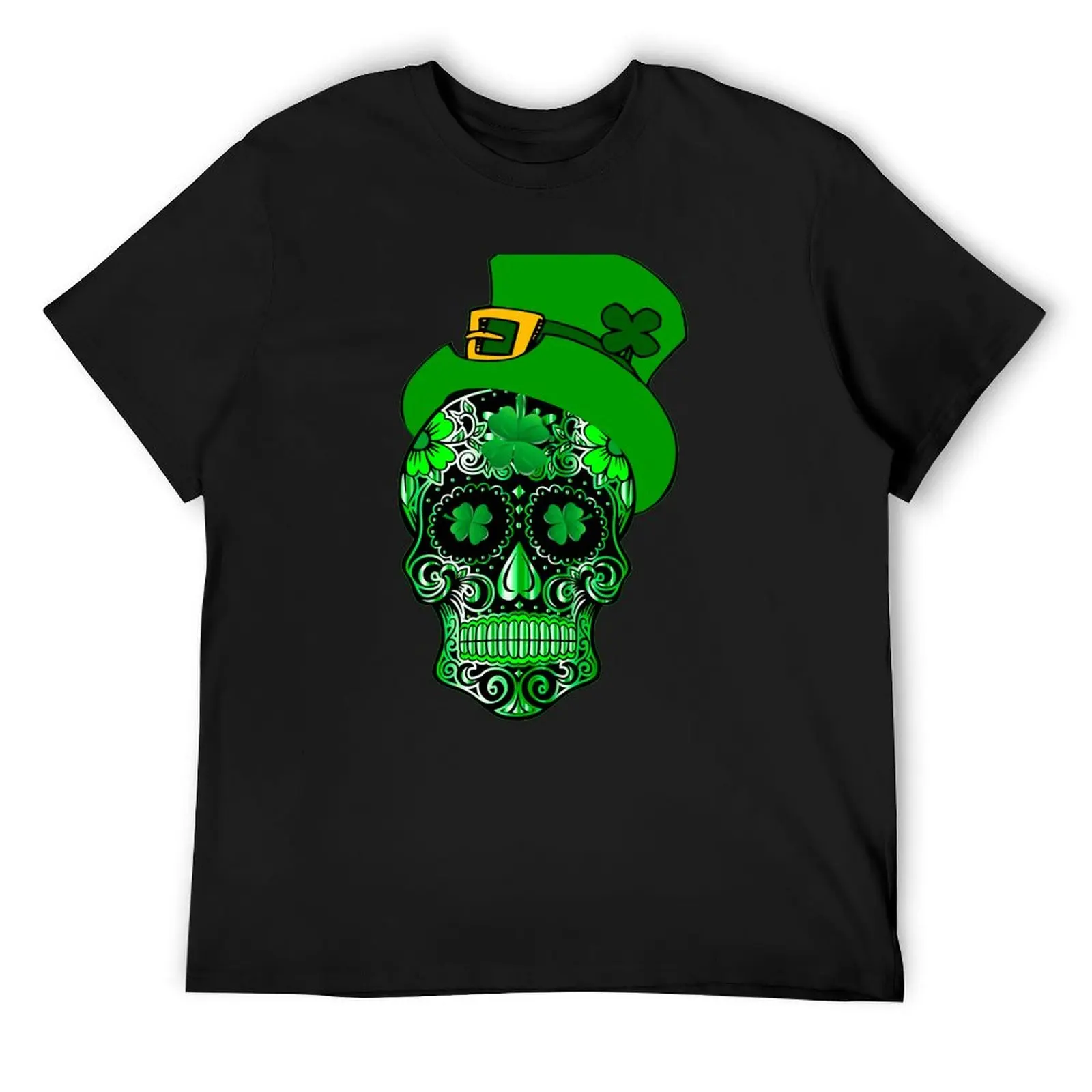

St Patricks Day Sugar Skull Shamrocks - Saint Pattys Day - the best gift for Irish Mexicans T-Shirt new edition mens fashion