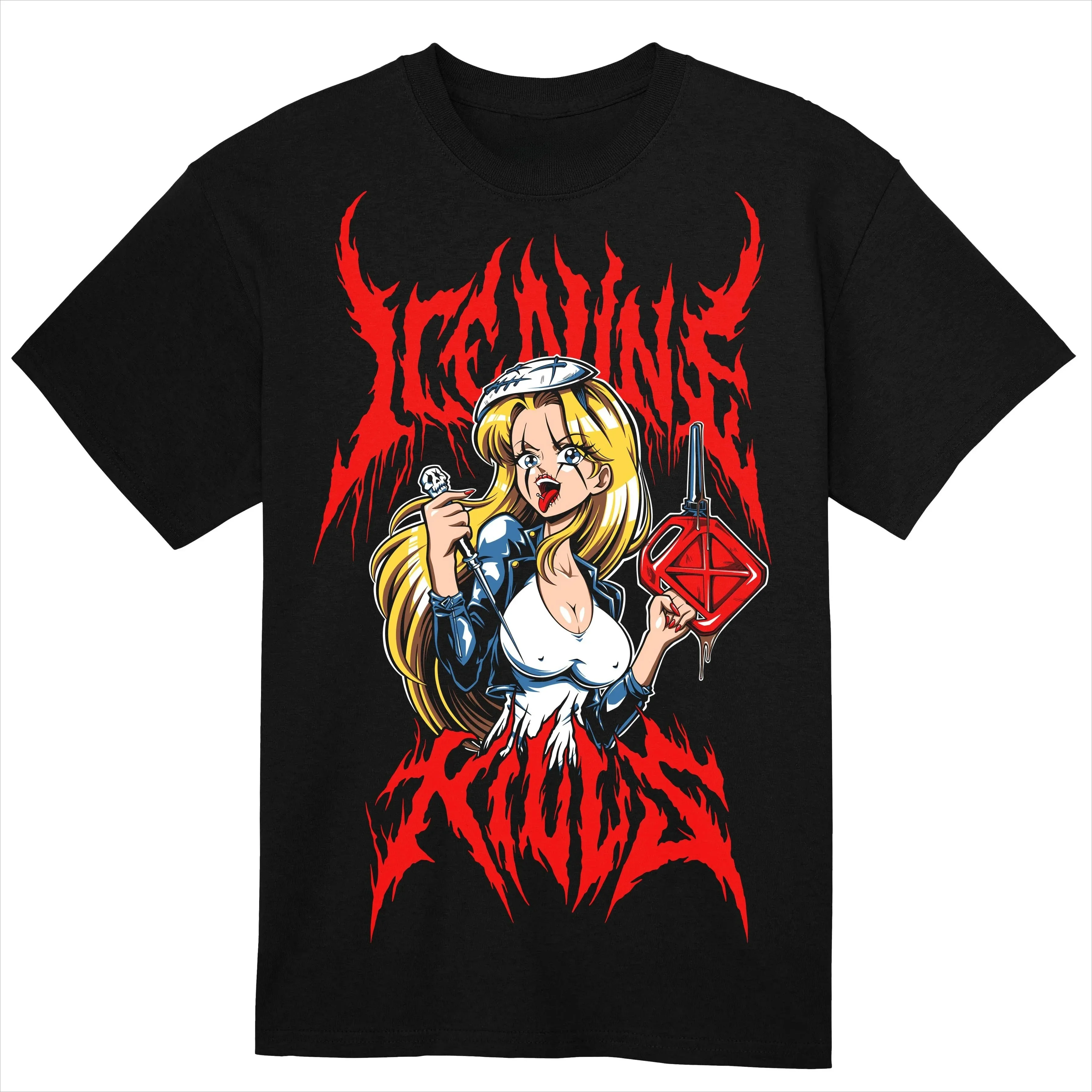 

Ice Nine Kills T-shirt High-end Luxury Is for Both Men and Women 2026 Summer Oversized high quality Highend Luxury Unisex Tshirt