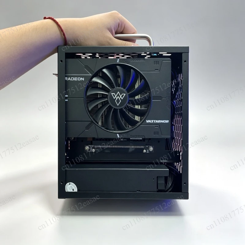 Portable A4 ITX Mini Gaming Host Easy To Carry In School Bag Compact Small Computer Chassis
