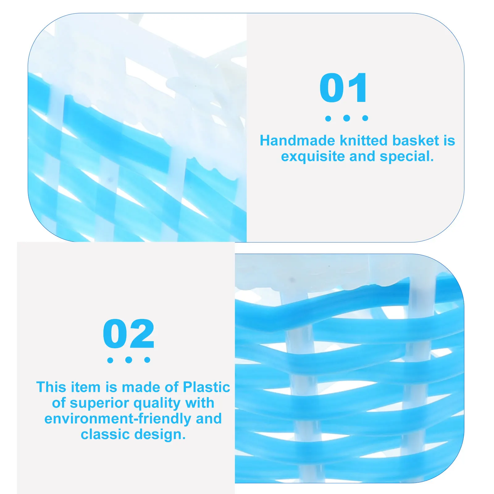 

Handmade Knitted Small Pink Children Bike Basket Bow Knot Decoration Scooter Bicycle Storage Basket Convenient for Kids