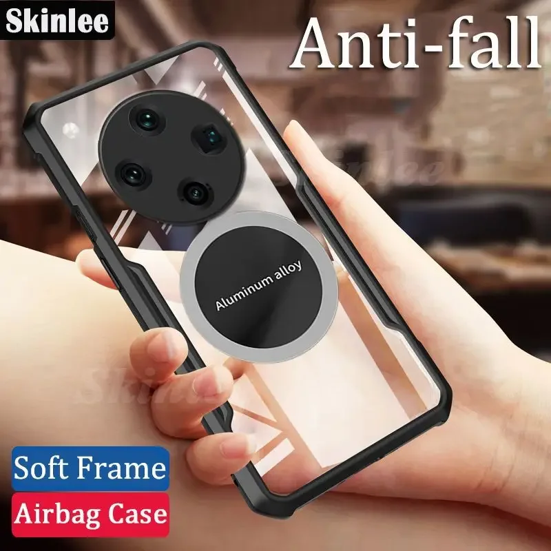 

For OPPO Find X8 Pro X7Ultra 5G Cover Magnetic Airbag Shockproof Hard Shell For OPPO Find X7 Ultra x 8 pro x8 Clear Phone Case