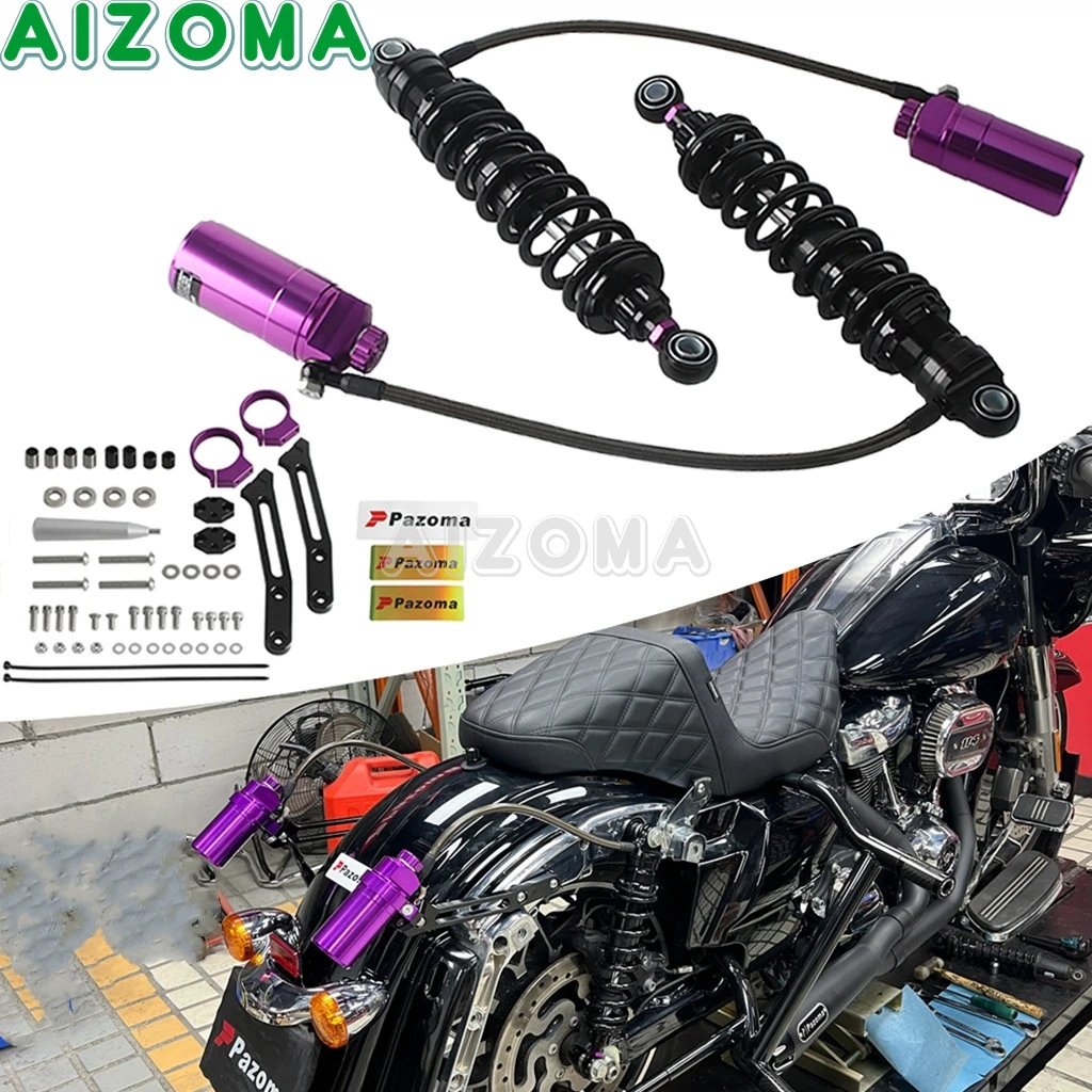 

Задние амортизаторы, комплект кронштейнов резервуаров подвески для Harley Touring CVO Street Glide FLHXSE FLHXST FLHXU FLHXS FLHX 14-25