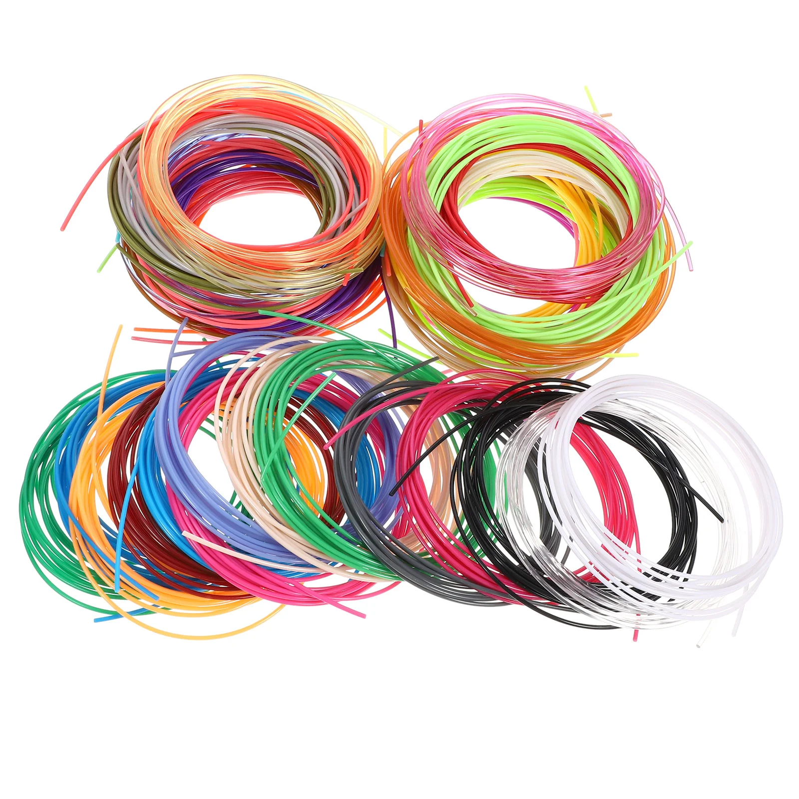 

40 Rolls Printing Consumables Filament for 3d Printer Refills Pen Doodler 175 Parts Supply