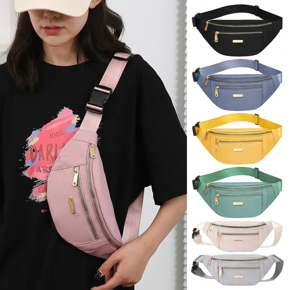 Unisex Waist Bag Adjustable Elastic Strap Large Capacity Outdoor Sports Fanny Pack Stall Owner Purse Outdoor Chest Bag 가슴 주머니