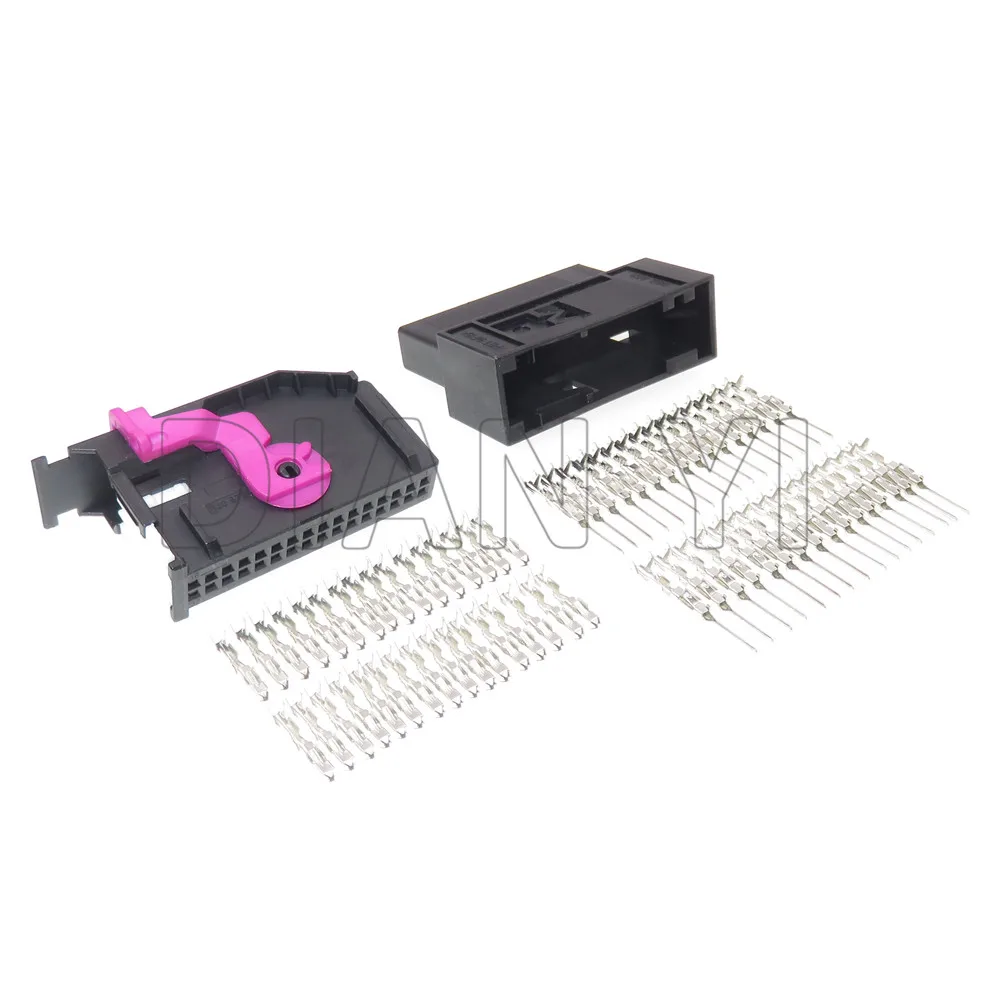 1 Set 32 Way Auto Central Control Instrument Electrical Connector 1719057-3 2050723-3 AC Assembly Car Wiring Harness Socket