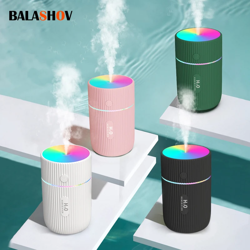 Humidifier Portable USB Ultrasonic Aroma Diffuser Cool Mist Maker Mini Air Humificador Purifier With Light for Car Home Office