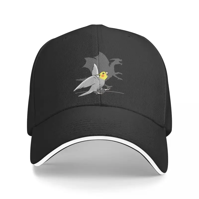 Y2K Dragon Shadow Animal Parrots Cockatiel Doodle Baseball Cap Men Hats Women Visor Outdoor Snapback Caps