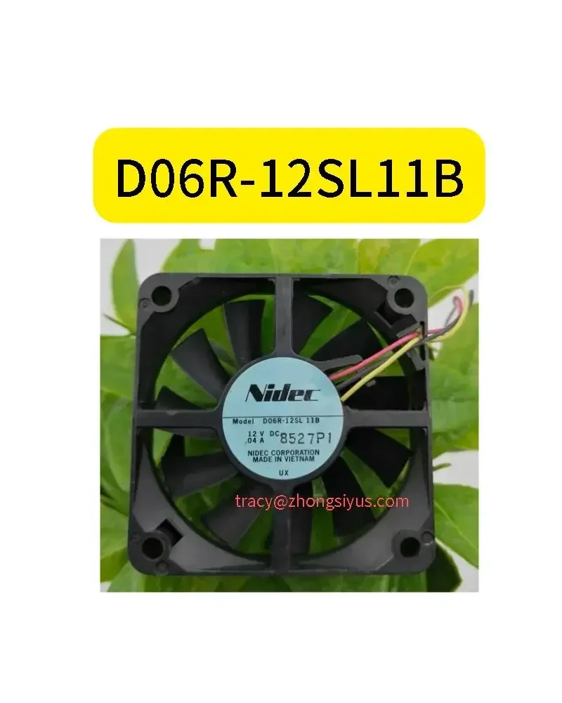 

New D06R-12SL11B 6cm ultra-thin silent computer cooling fan 6015 12V0.04A