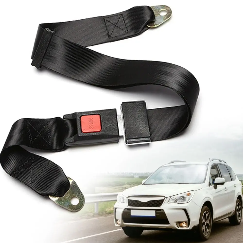 

Tool Black Safety Belt Dacron Vehicle Car Seat Belt Two Point Easy Install Adjustable Safe Strap Universal