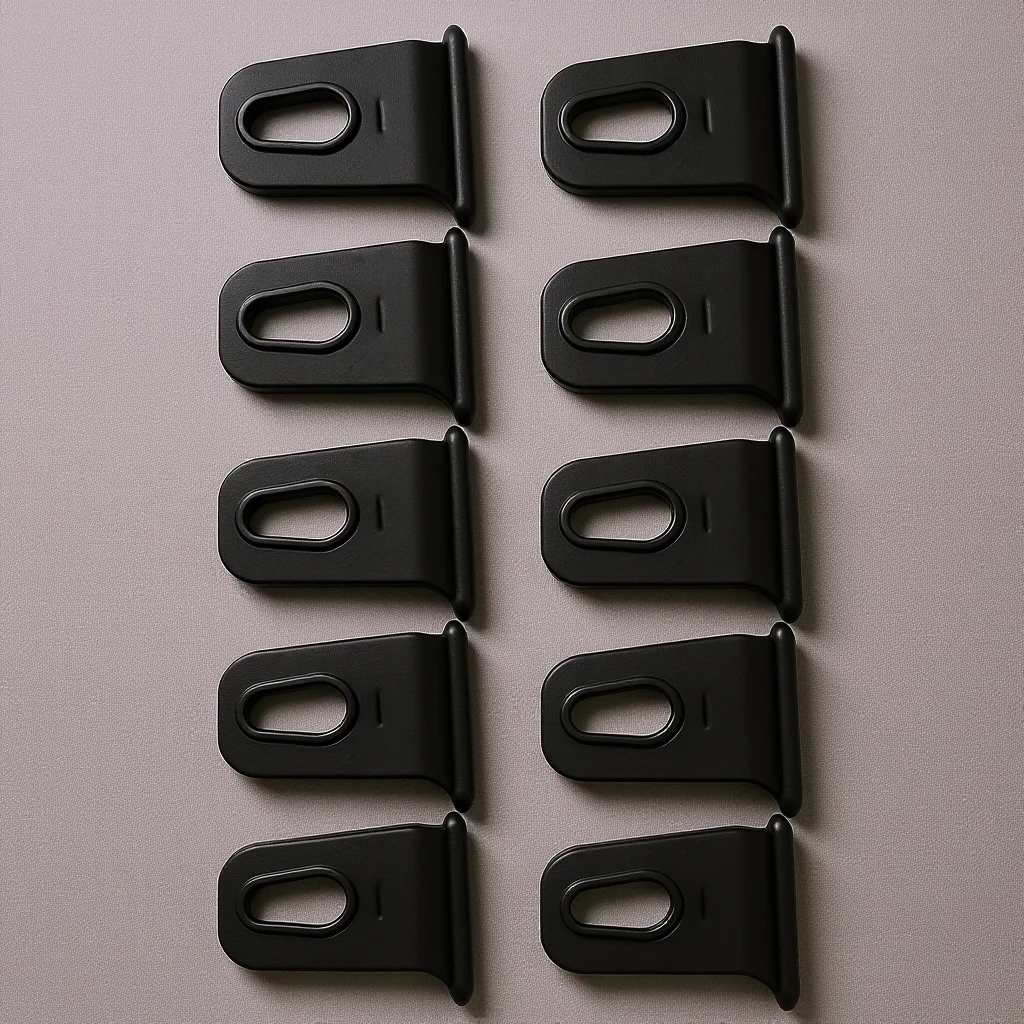 10Pcs Awning Accessory Hanger Plastic Hook for Rv Caravan Camper Motor Home Self Drawing Awning Belt Channel Easy Install Wind