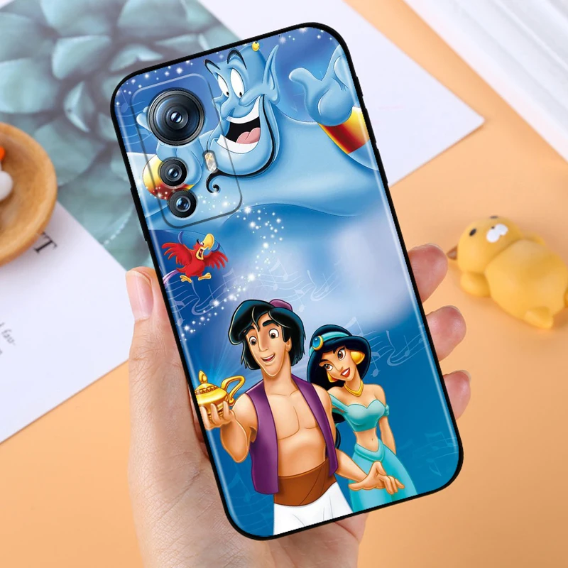 Aladdin And The Magic Lamp For Xiaomi Mi 13T 13 12T 12 11T 11i 11 A3 10T 10 9 Pro Lite Ultra 5G Black Cover Phone Case