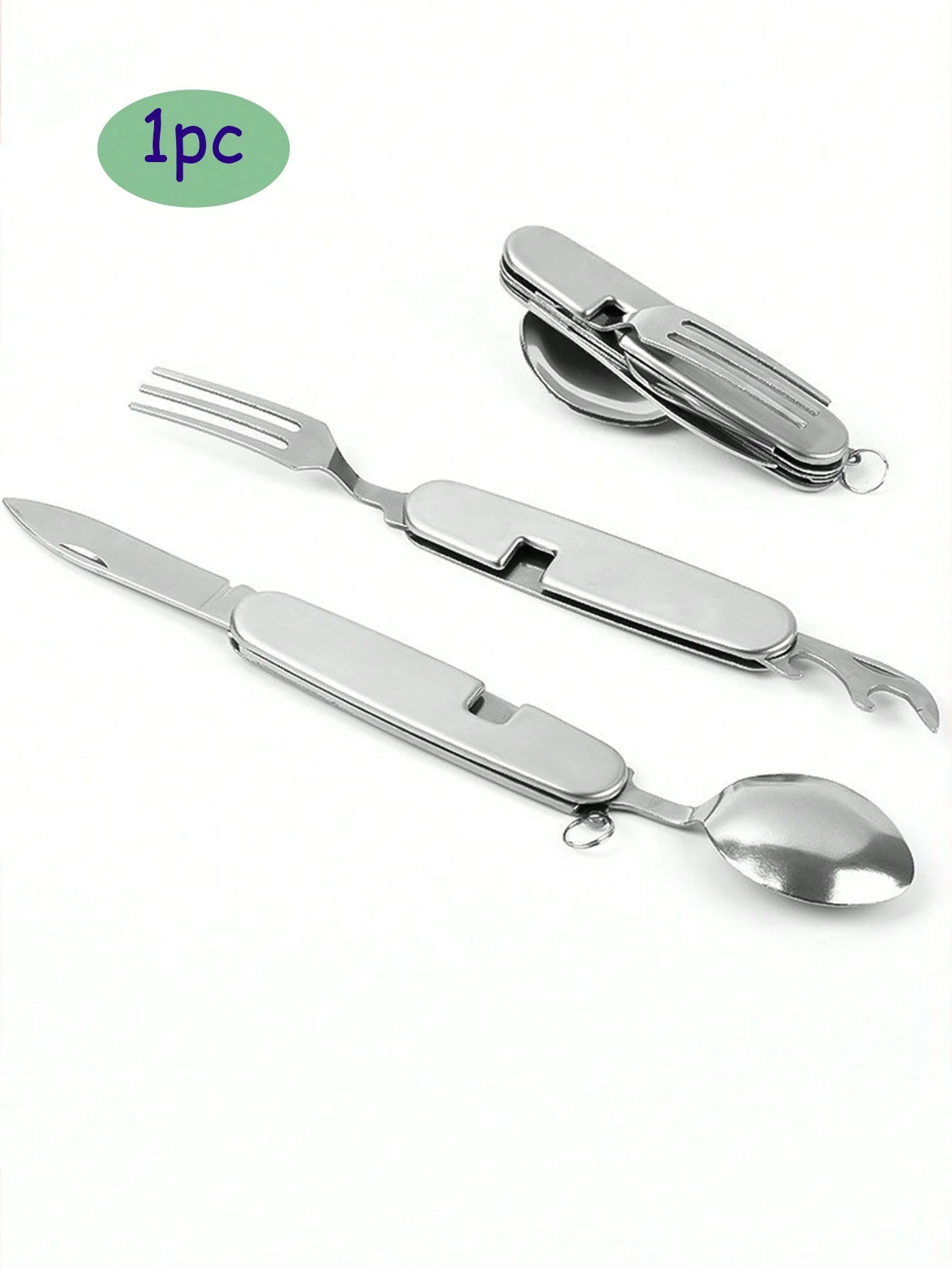 Camping Cooking Set For 4 - 1Pc 4-in-1, 6-in-1 Outdoor Stainless Steel