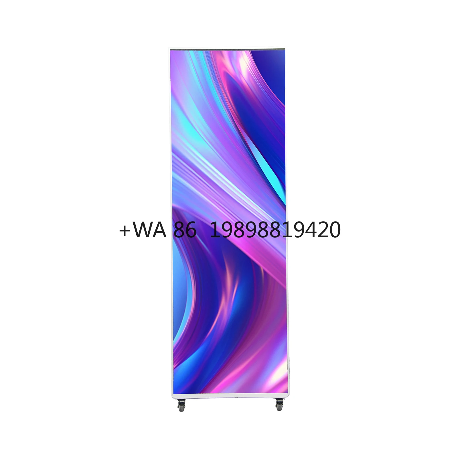 Customizable Portable P2.0 Smart Digital LED Display Screen Indoor/Outdoor Events & Retail Advertising with Water Proof Poster D