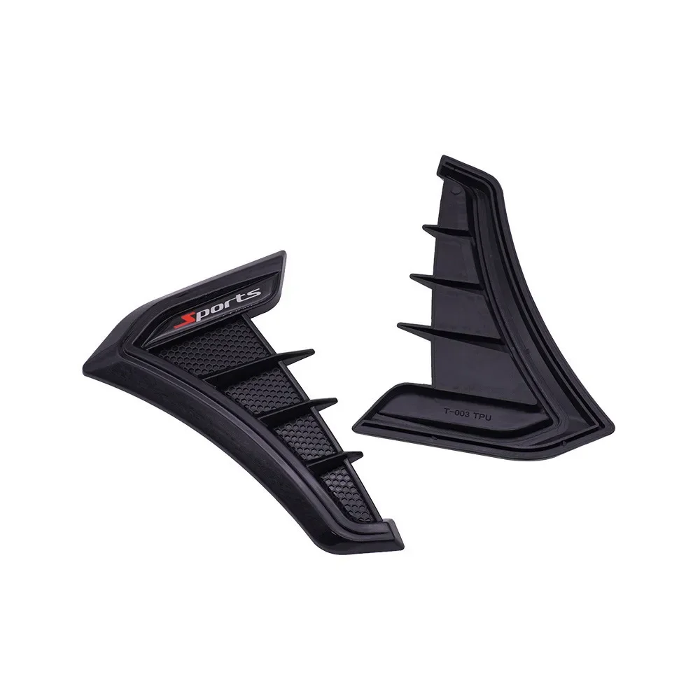 

Vent Cover Fender Hood Air Flow Intake Trim Car Side Exterior Accessories Wing Decals Ventilation Sticker Modified Styling 2pcs