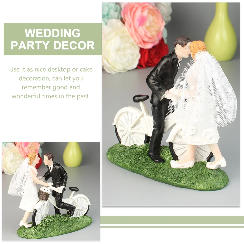 

Bride Groom Statue Resin Wedding Romantic Couple Craft Wedding Cake Decor Romantic Couple Ornament Bride Groom Statue
