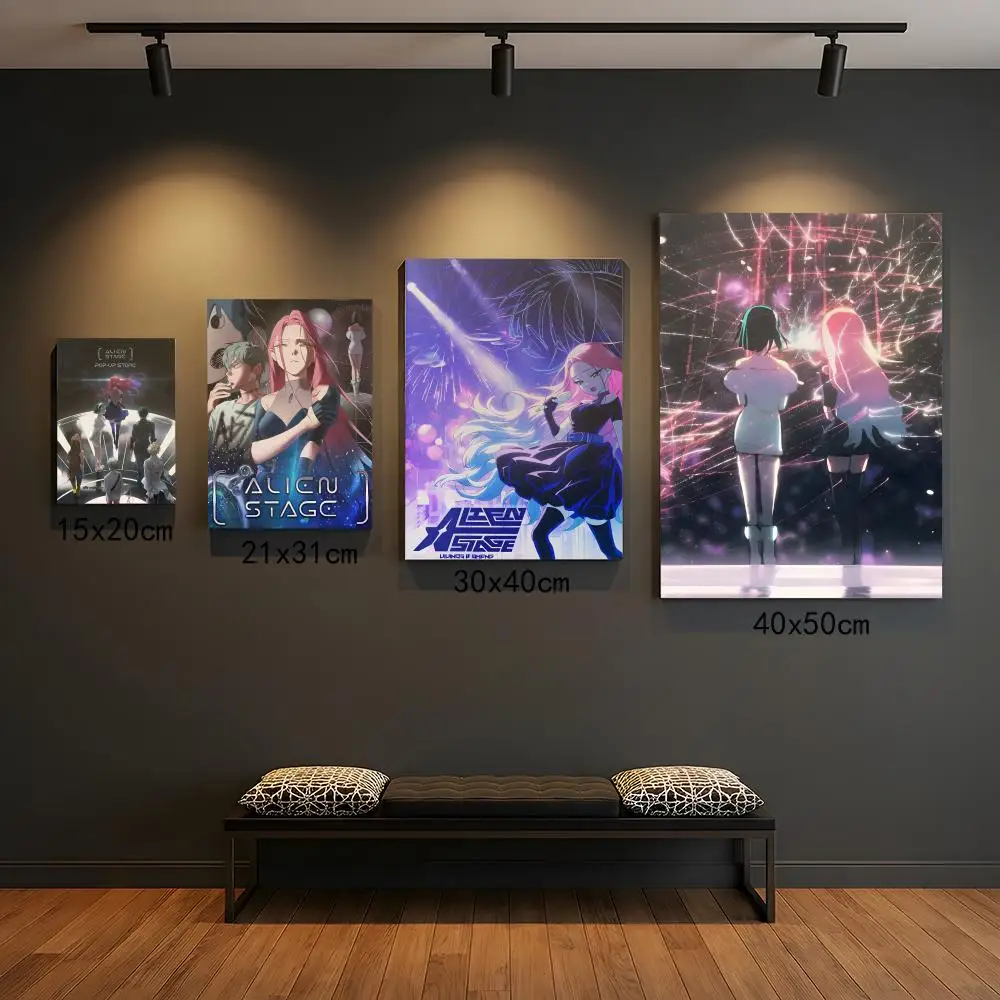Anime A-Alien Stage Poster Premium HD Self-Adhesive Wall Dec
