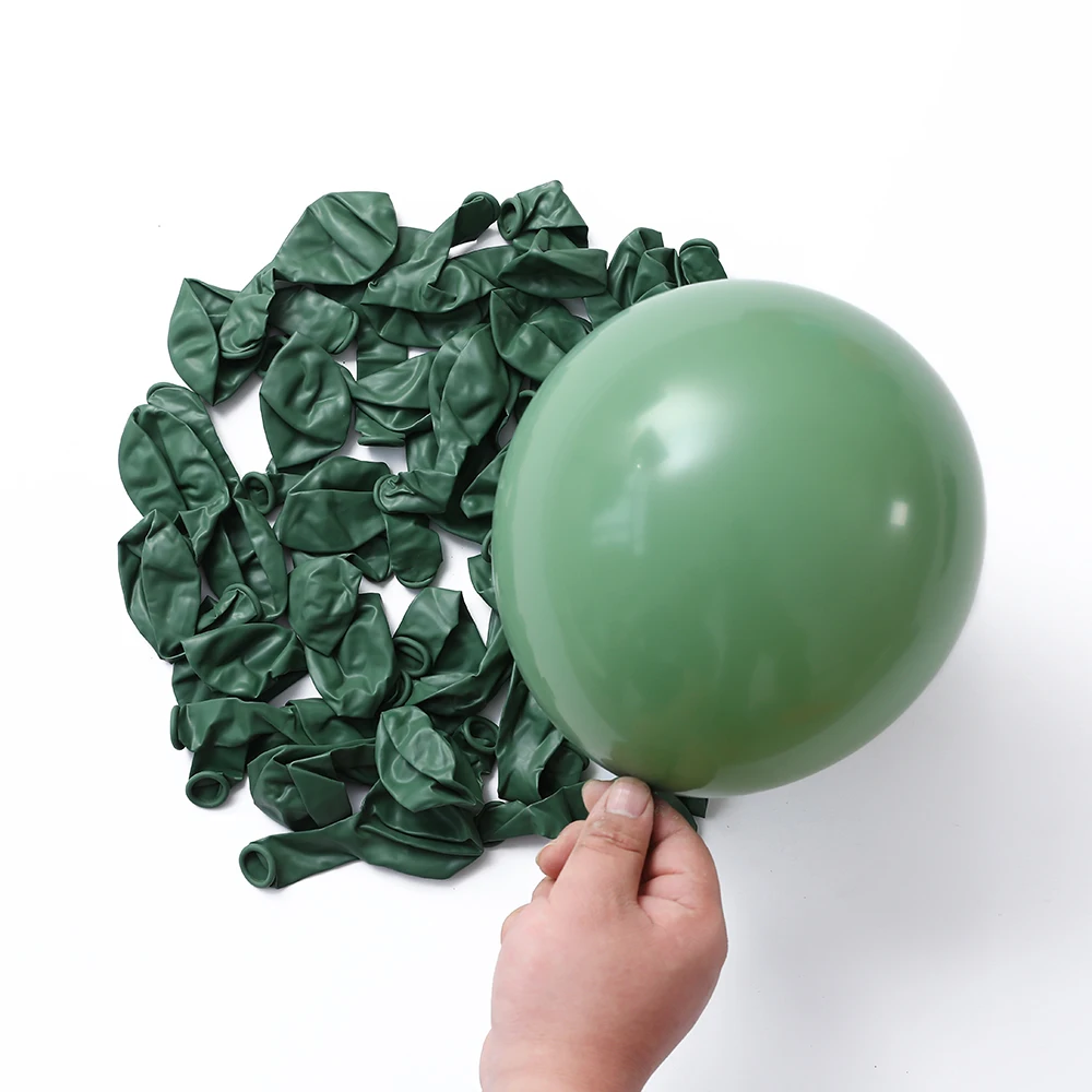 20pcs 10inch White Sand Balloons Retro Green Nude Pink Balloon Wedding Bridal Shower Baby Birthday Party Decor Air Helium Globos