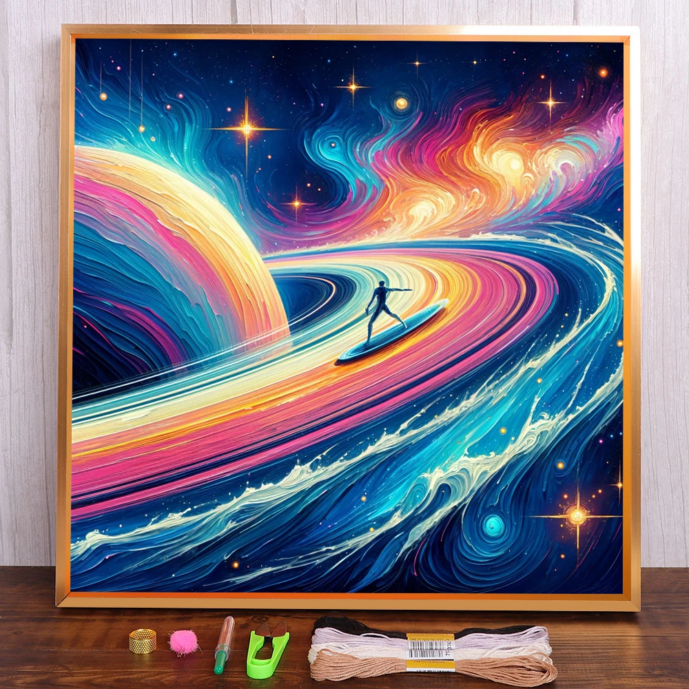 

Fantasy Wonderland Pre-Printed Cross-Stitch Full Kit DIY Embroidery Painting Hobby Handmade Knitting Sales Room Decor Wholesale