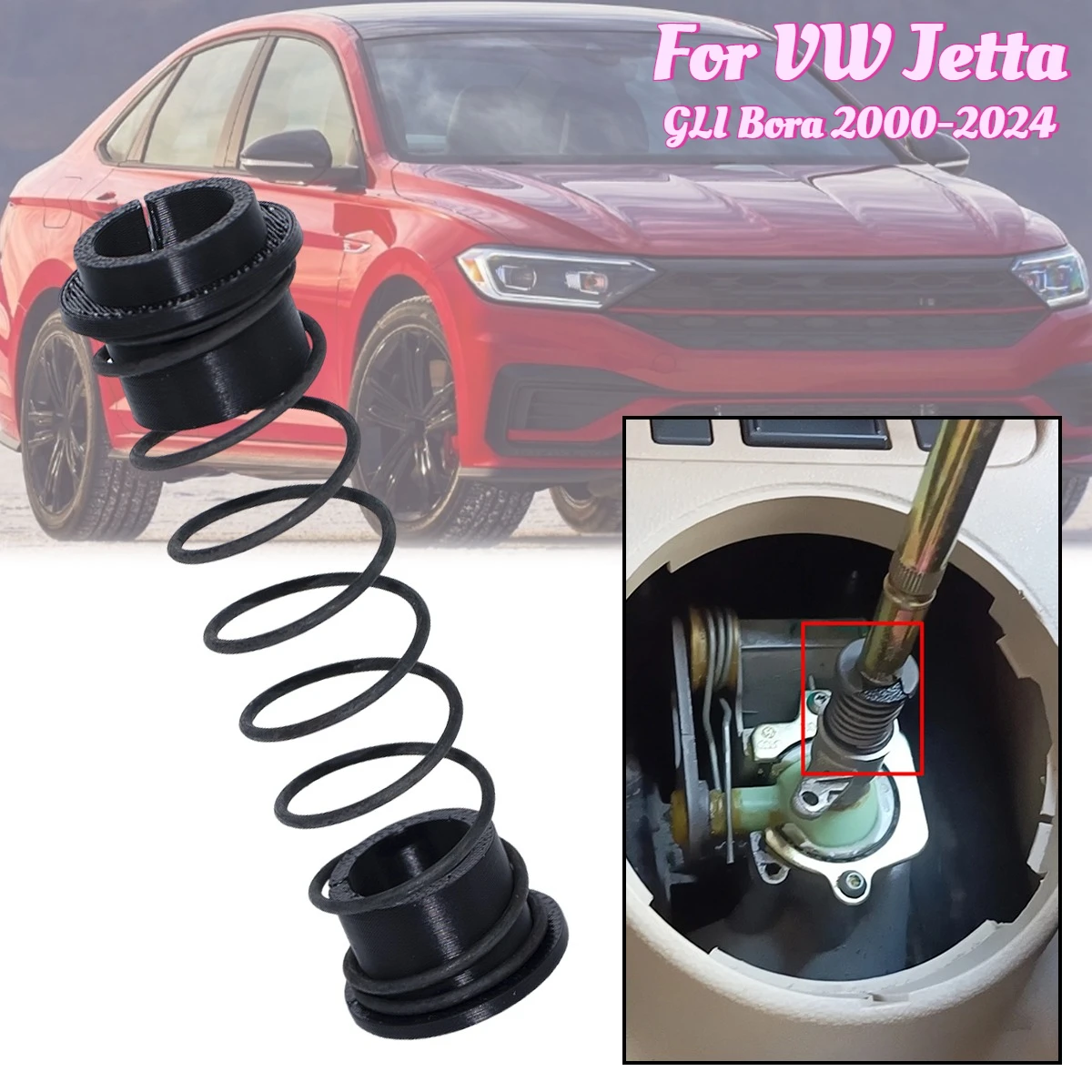 Solid Gearstick Lever Shifter Shaft Bushing Kit For VW Jetta GLI Bora 00-24 Reverse Gear Shifting Issue Fix Manual Gearbox Spare
