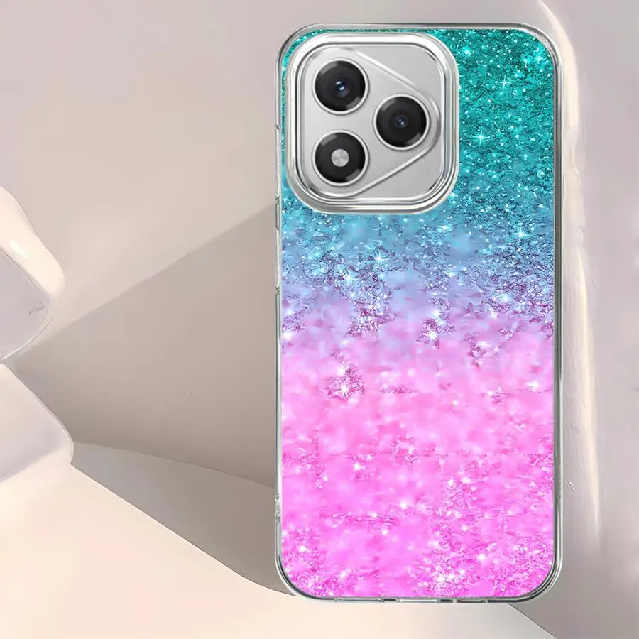 Мягкий чехол для телефона с художественным градиентом и рисунком оловянной бумаги для Honor X8b X9b X7b 200 Pro X9c X8c 400 Lite X9a X8a