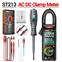 ANENG ST213 Digital Multimeter Clamp Meter 6000 Counts True RMS Amp DC AC Current Clamp meter CAT III 600V Dual Screen Tools