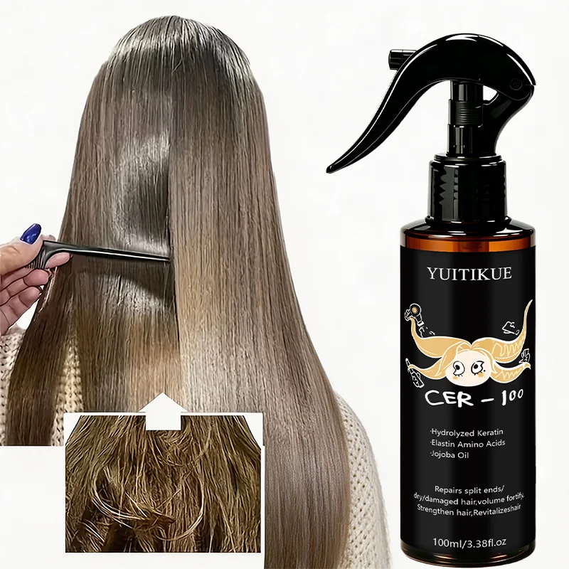 YUITIKUE CER-100 Anti-Frizz Hair Spray Hydrating Formula For Tangled Dry Split End Hair view 5