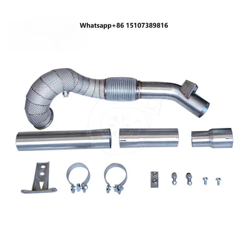 

3.5 '' Downpipe for Golf MK7 MK7.5 GTI / Seat Leon Cupra 5F/RS 5E TFSI / A3 1.8T 2.0T 2013+ with Heat Shield