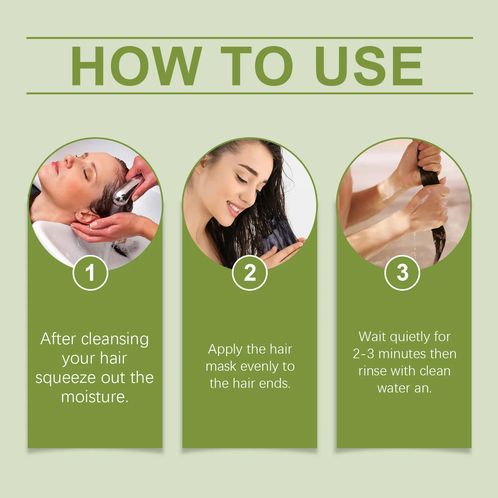 تغذي قناع الشعر الترطيب العميق القضاء على التجعد اشراق بريق تقليل القشرة تحسين جودة الشعر ترطيب قناع الشعر #6